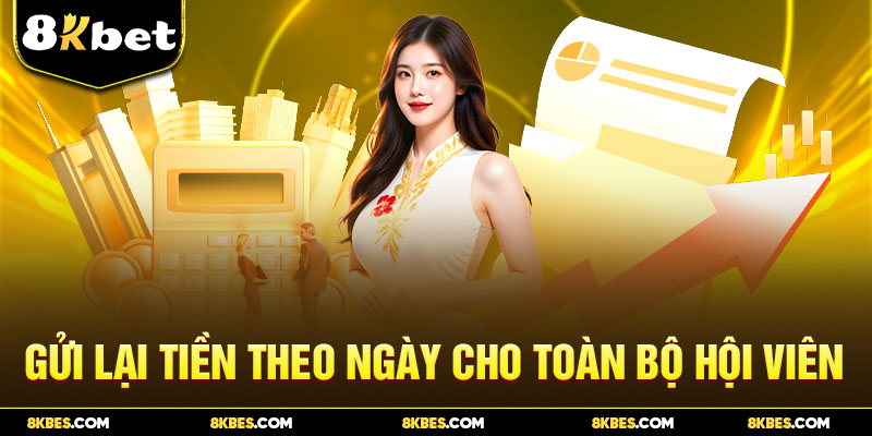 Gửi lại tiền theo ngày cho toàn bộ hội viên 